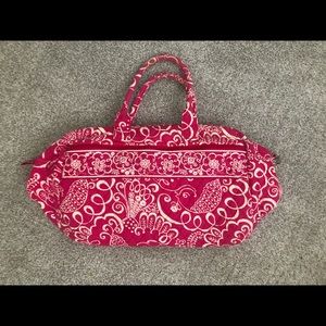 Vera Bradley Weekender bag. Print: twirly birds